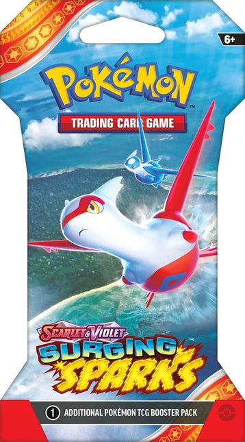 Pokemon TCG Surging Spark � Single Booster Pack � Pack Art May Vary - 10 Cards