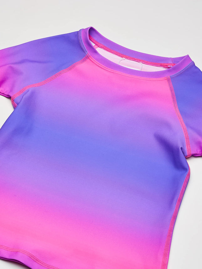 Ensemble de maillots de bain deux pièces Kanu Surf à manches longues anti-UV UPF 50+ pour filles, Janie Rose, 6