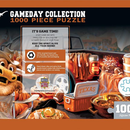 Puzzle MasterPieces Unisexe de 1000 pièces pour hayon de jour de match, couleurs de l'équipe, 1000 pièces – 48,9 x 67,9 cm