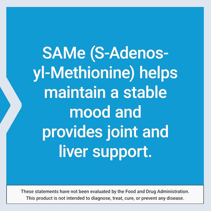 Life Extension Same S-Adenosyl-Methionine 400 Mg, 60 Enteric Coated Tablets