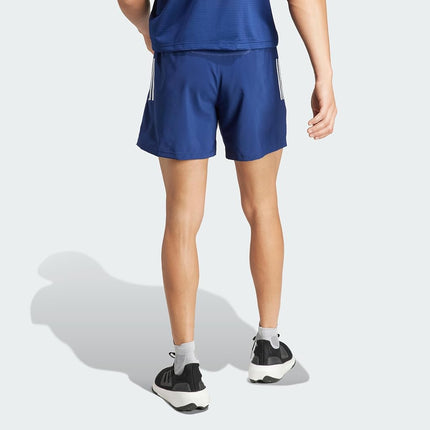 adidas Men's AEROREADY Own The Run Shorts, Dark Blue, XS / 9L