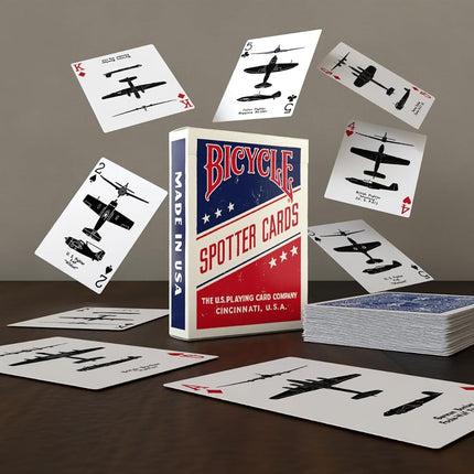 Spotter Cards, Authentic Reissue, WW II Bicycle Brand, Blue MIS-0103B