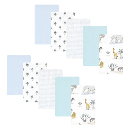 Hudson Baby Unisex Baby Cotton Flannel Burp Cloths
