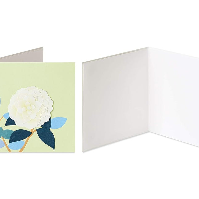 Papyrus Elegant Blank Cards with Envelopes, Rose and Orchid (2-Count)