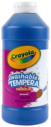 Artista II Washable Tempera Paint, Blue, 16 oz