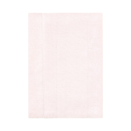 Hudson Baby Lot de 7 langes en flanelle de coton pour bébé unisexe, motifs nœuds roses, taille unique