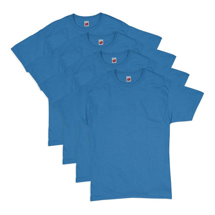 Hanes Men's ComfortSoft T-Shirt (Pack of 4),Denim Blue,XX-Large