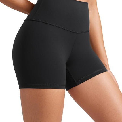 CRZ YOGA Butterluxe Biker Shorts 4" Black 10