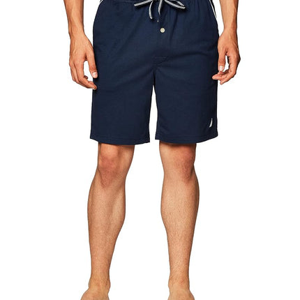 Nautica Men's Knit Sleep Short, Navy, X-Large