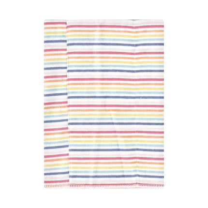 Langes à rot en flanelle de coton unisexe Hudson Baby, motifs arc-en-ciel créatifs, paquet de 7, taille unique