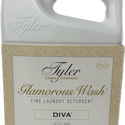 Tyler Glam Wash Laundry Detergent, Diva, Liquid, 64 Fl Oz (Half Gallon) HE Safe