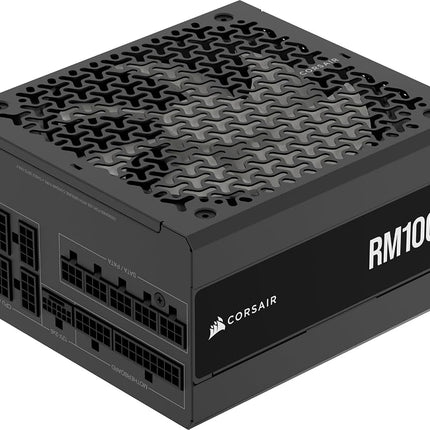 CORSAIR RM1000x Fully Modular Low-Noise ATX Power Supply – ATX 3.1 Compliant – PCIe 5.1 Support – Cybenetics Gold Efficiency – Native 12V-2x6 Connector – Black