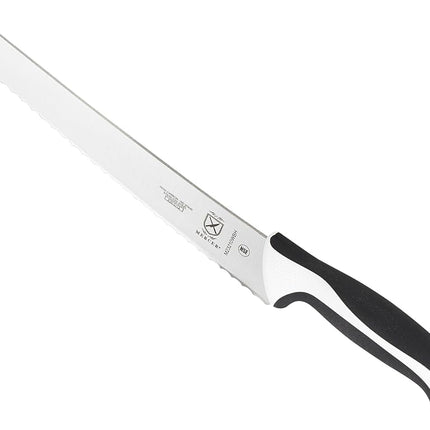 Mercer Culinary Millennia 10-Inch Wide Bread Knife, White