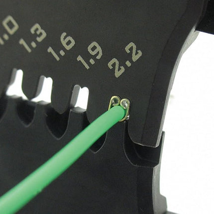 Precision Universal Crimping Tool with Inter-Changeable die Plates (Size S) Handy Crimp Tool. Made in Japan. ENGINEER pad-11