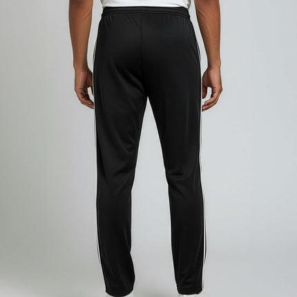 3 Pack Men's Mesh Sweatpants Open Bottom Lounge Workout Track Gym Pants, Set 5, Large