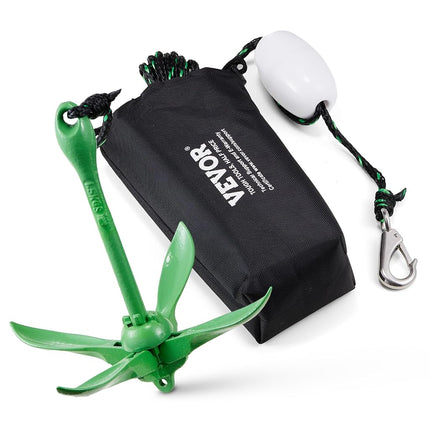 VEVOR Kayak Anchor Kit, 3.5 lb Paddle Board Anchor