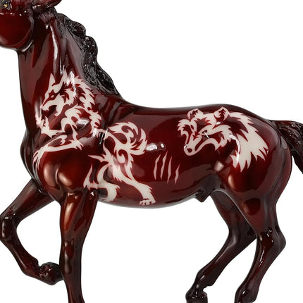 Breyer Traditional Series | Beowulf | 2024 Halloween Horse | Glow in The Dark | Horse Figurine | Model #B-TR-10118