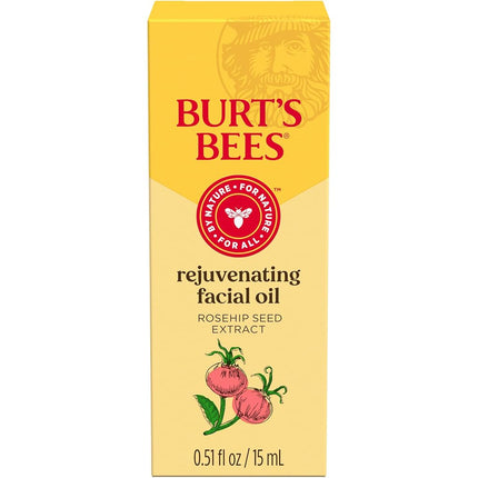 Burts Bees Aceite Facial de Nutrición Completa para Mujeres 0.51 oz Aceite 15 ml (Paquete de 1), Blanco