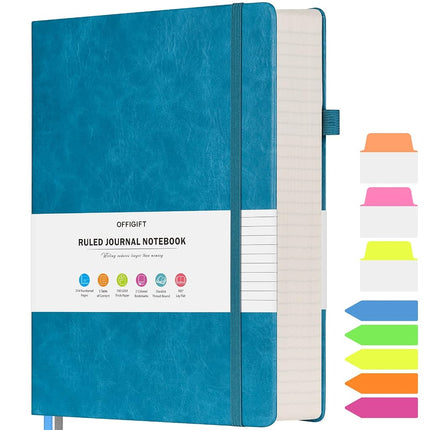 College Ruled Notebook A5, 312 Numbered Pages Diar