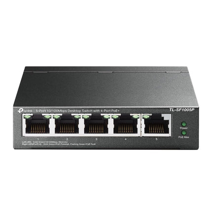 TP-LINK TL-SF1005P 5-Port 10/100 Mbps Desktop Switch with 4-Port PoE