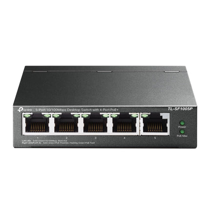 TP-LINK TL-SF1005P 5-Port 10/100 Mbps Desktop Swit