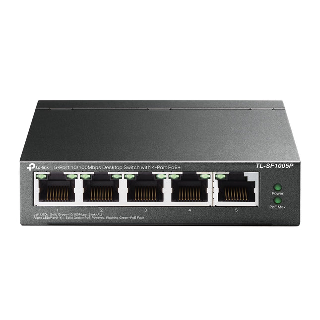 TP-LINK TL-SF1005P 5-Port 10/100 Mbps Desktop Swit