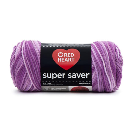 (Purple Tone) - Coats & Clark Yarn Red Heart Super