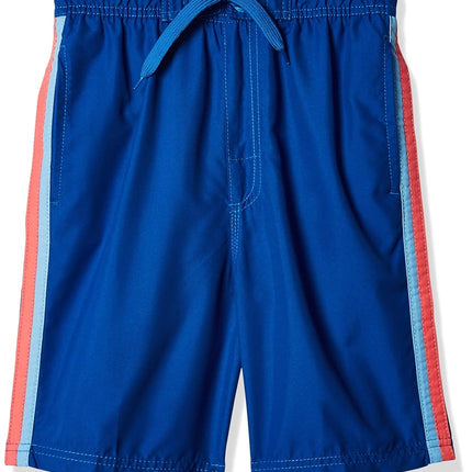 Kanu Surf - Short de bain de plage Réflexion Quick Dry UPF 50+ pour garçons, Tivoli Royal, 4T