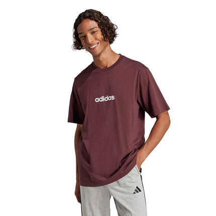 adidas Men's Essentials Linear Single Jersey T-Shi