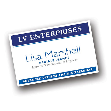 Avery Name Badge Inserts, Print or Write, 2-1/4 Inch x 3-1/2 Inch, 400 Card Stock Refills (5390), White