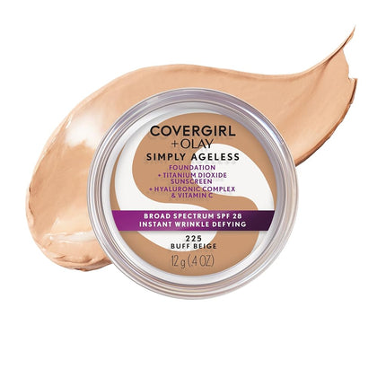 COVERGIRL - Olay Simply Ageless Foundation Buff Beige - 0.4 oz. (12 g)