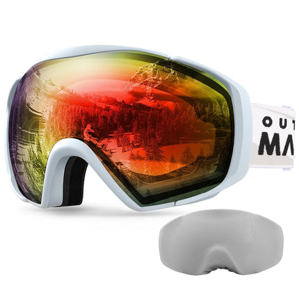 OutdoorMaster Ski Goggles with Cover Snowboard Sno