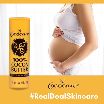 Cococare 100% Cocoa Butter Stick, 1 oz, Pack of 4