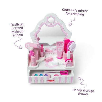 Melissa & Doug Wooden Beauty Salon Play Set