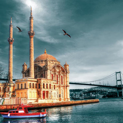 Anatolian 1000 Piece - Puzzle - Ortakoy Mosque Nostalgia Puzzle