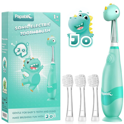 Papablic Toddler Sonic Electric Toothbrush Kids fo