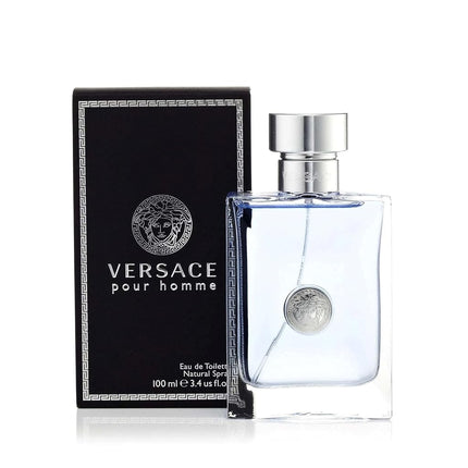 Versace Pour Homme Eau de Toilette Natural Spray for Men, 100ml