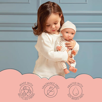 LullaBaby Baby Doll Nursery Playset with 14-Inch Doll, Stroller