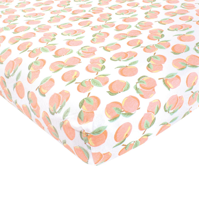 Hudson Baby Unisex Baby Cotton Fitted Crib Sheet, 