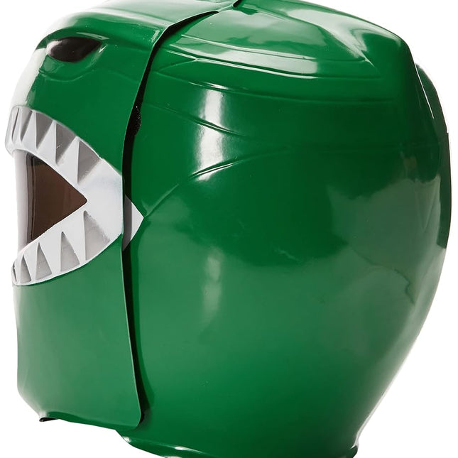 DISGUISE 79727 Green Ranger Adult Helmet Power Sized Costumes, Default