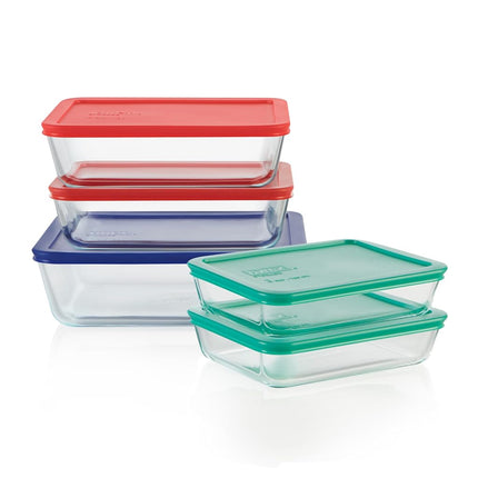 Pyrex Simply Store Rectangular Glass Food Containe