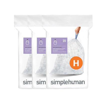 simplehuman CW0286 code H Custom Fit Bin Liner Bul