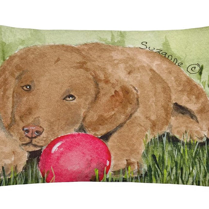Cojín decorativo de tela de Curly Coated Retriever