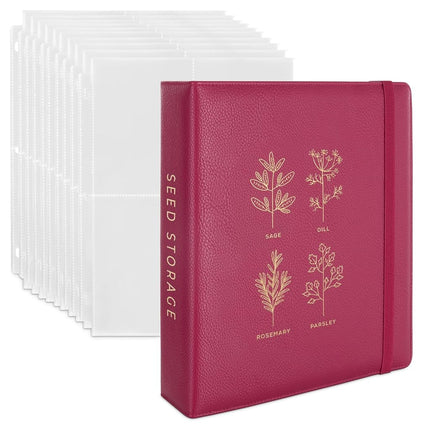 WILDGOOSE Seed Storage Organizer Binder - Seed Pac