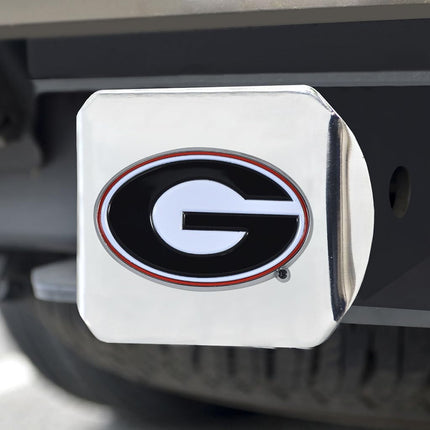 FanMats 22685: Georgia Bulldogs Hitch Cover - 3D Color Emblem