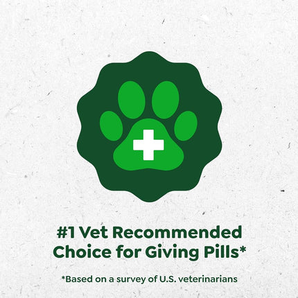 GREENIES PILL POCKETS Capsule Size Natural Dog Treats with Chicken Flavor, (6) 7.9 oz. Packs (180 Treats)