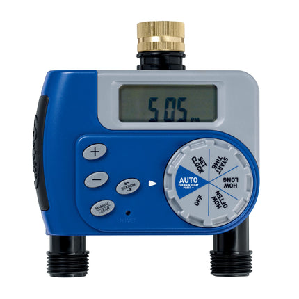 Orbit Dual Valve Digital Watering Hose Timer - Wat