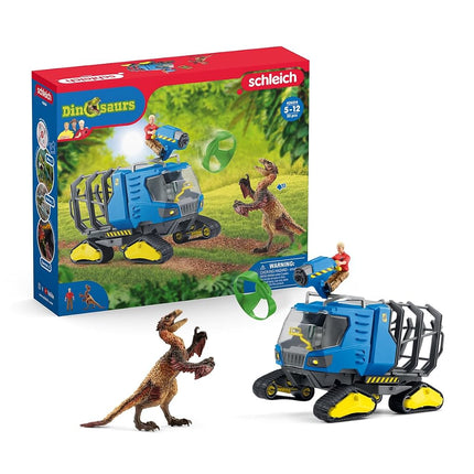 Schleich Dinosaurs - 5Pc Track Vehicle Playset - K