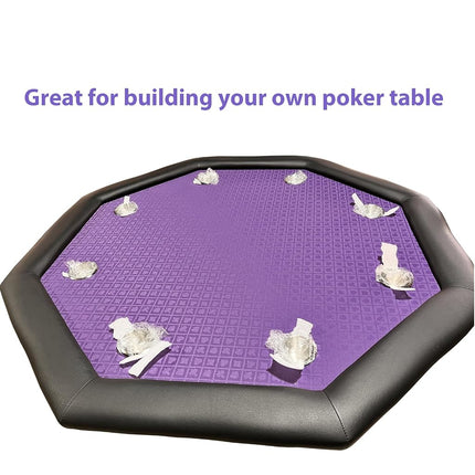 YH Poker 108X60Inch Section of Suited Poker Table Speed Cloth, Purple