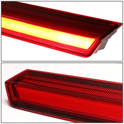 DNA MOTORING 3BL-GMCD15-3D-LED-RD Red Housing LED 3rd Third Tail Brake Light Smoked Lens [Compatible with 15-20 Chevy Tahoe / 15-20 Suburban / 16-19 Suburban 3500HD]